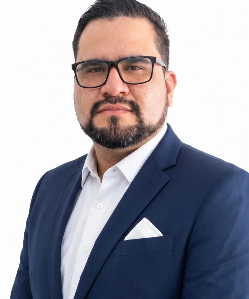 Retrato de Q.F.B. Edgar Oliva Ramírez
